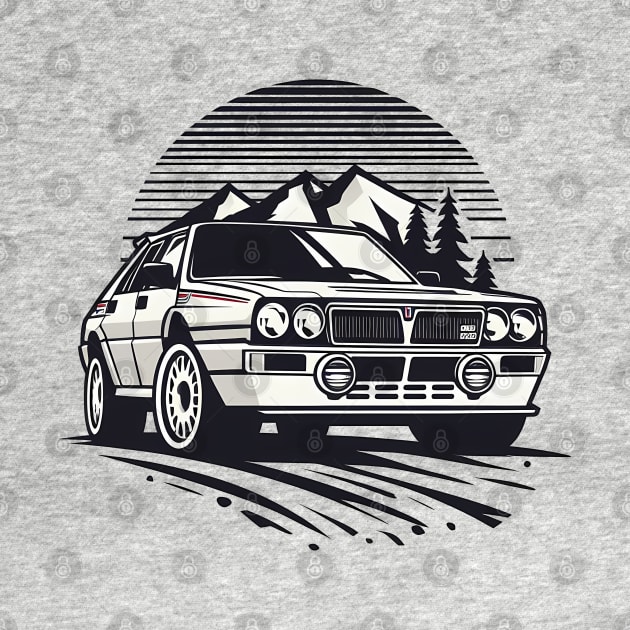 Lancia Delta Integrale Rally Car by TaevasDesign